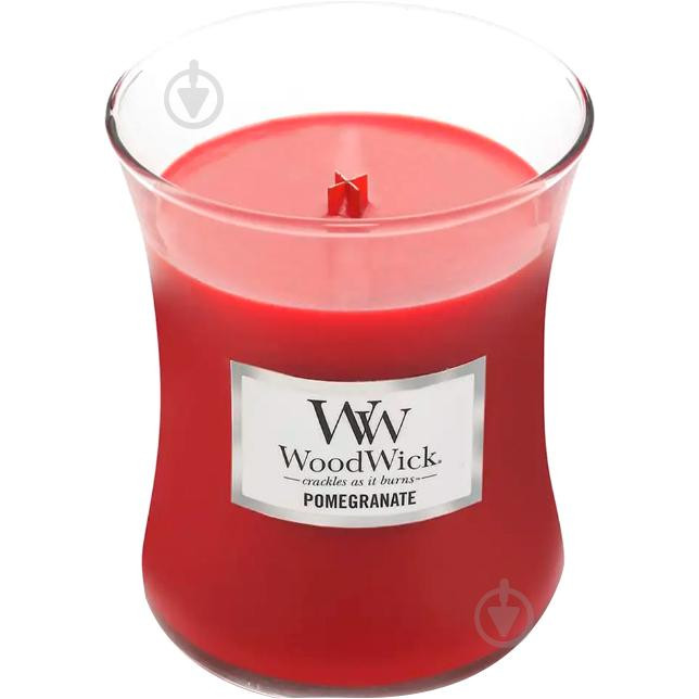 WoodWick Свічка ароматична  Medium Pomegranate 275 г (5038581145266) - зображення 1