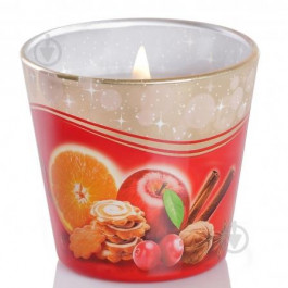 Bartek Candles Свічка Різдвяний час (скло 115 г) (5901685012553)