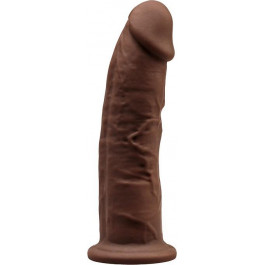   Silexd Premium Silicone Dildo Model 2 Size 6, коричневый (8433345220789)