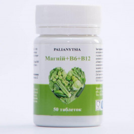 Palianytsia Магній + В6 + В12, 50 таблеток,