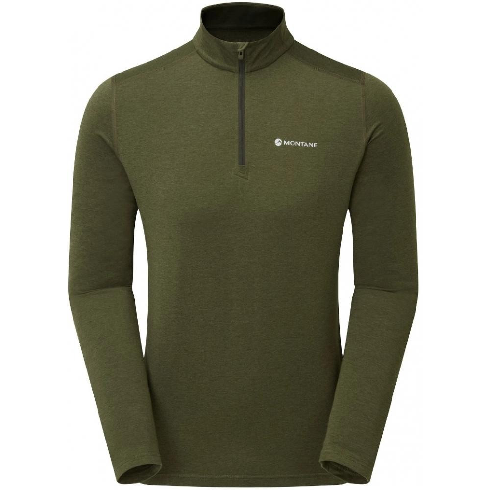 Montane Термофутболка чоловіча  Dart Thermo Zip Neck Kelp Green (MDTZNKEL), Розмір XXL - зображення 1