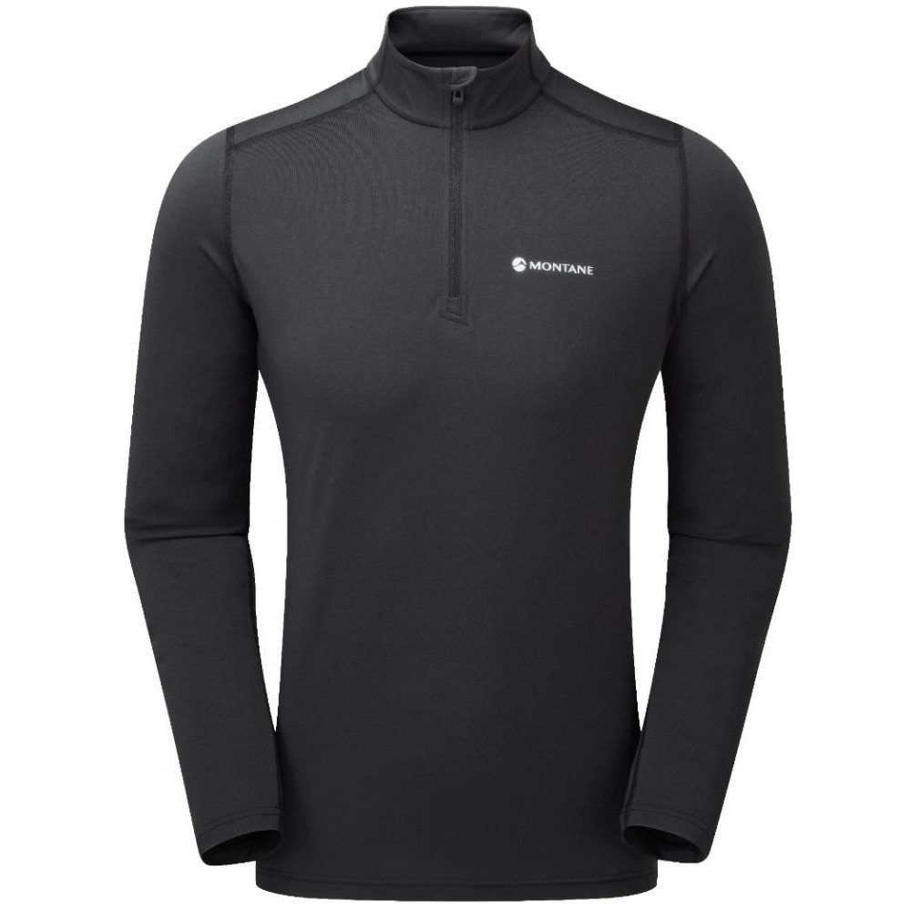 Montane Термофутболка чоловіча  Dart Thermo Zip Neck Black (MDTZNBLA), Розмір S - зображення 1