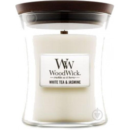 WoodWick Свеча ароматическая  Mini White Tea & Jasmine 85г (5038581056586)