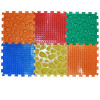 Масажний килимок Ortek Массажный коврик Пазлы Микс (6 элементов)