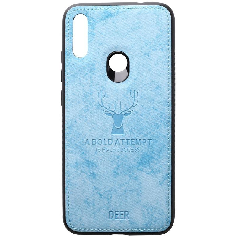 TOTO Deer Shell With Leather Effect Case Xiaomi Redmi Note 7 Blue (F_93747) - зображення 1
