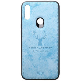 TOTO Deer Shell With Leather Effect Case Xiaomi Redmi Note 7 Blue (F_93747)