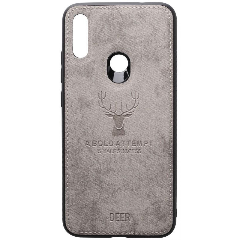 TOTO Deer Shell With Leather Effect Case Xiaomi Redmi Note 7 Grey (F_93750) - зображення 1