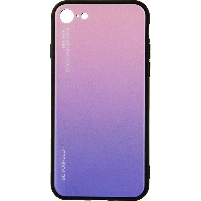 TOTO Gradient Glass Case Apple iPhone 7/8/SE 2020 Pink (F_92431) - зображення 1