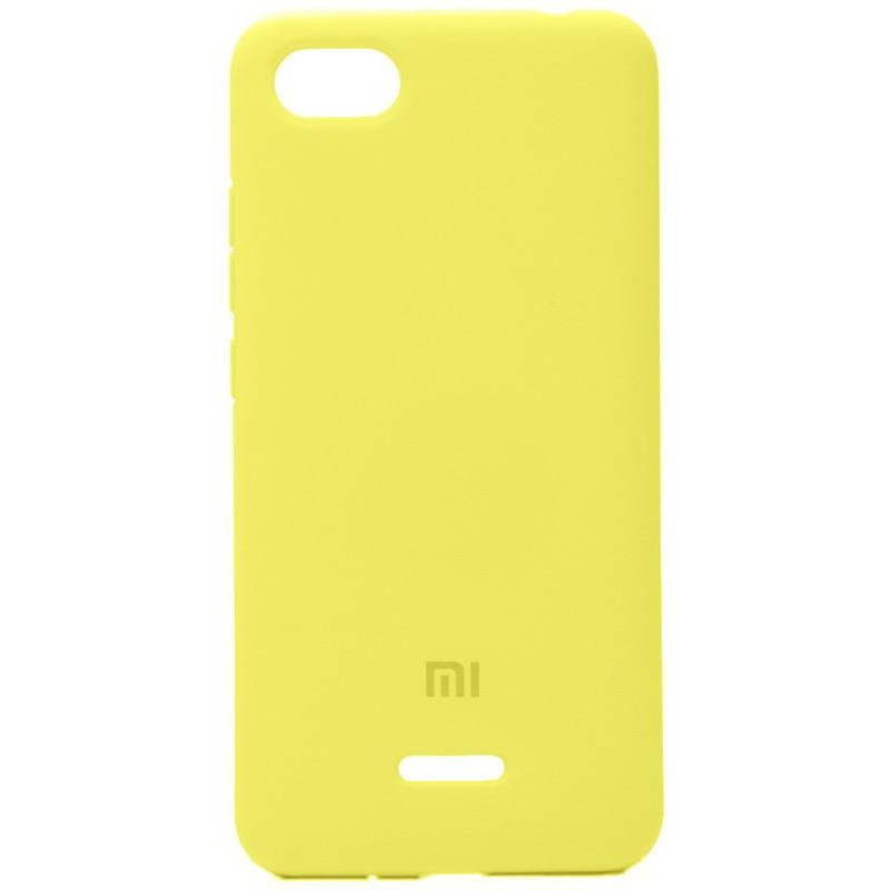 TOTO Silicone Case Xiaomi Redmi 6 Lemon Yellow (F_100318) - зображення 1