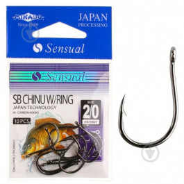 Mikado Sensual SB Chinu W/Ring / black nickel / №02 / 10pcs (HS10027-2B)
