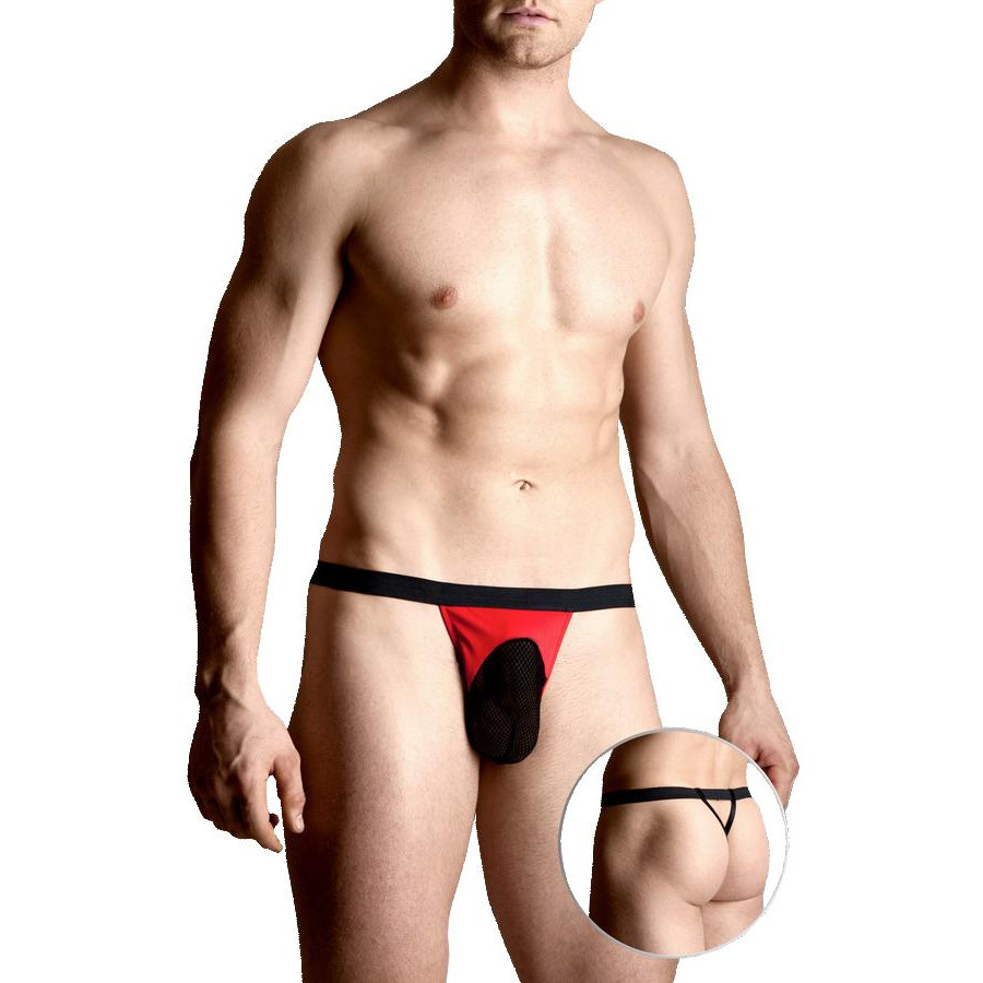 SoftLine Трусы-стринги мужские Mens thongs красные (модель 4494) (5906340724116) - зображення 1