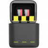 Telesin 3 Slots Battery Charger + 2 акумулятори для Hero 9/10/11 (GP-BNC-901) - зображення 2