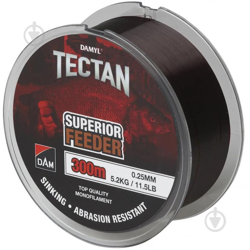 DAM Damyl Tectan Feeder / brown / 0.25mm 300m 5.2kg (66222) - зображення 1