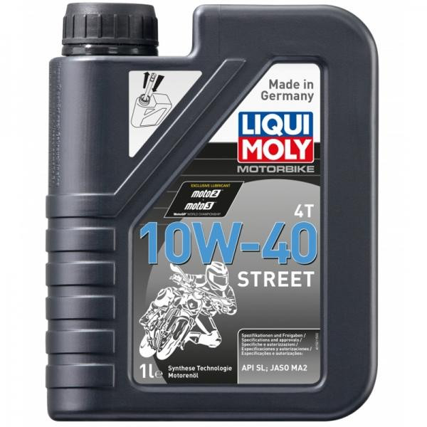 Liqui Moly Motorbike 4T Street 10W-40 1 л - зображення 1