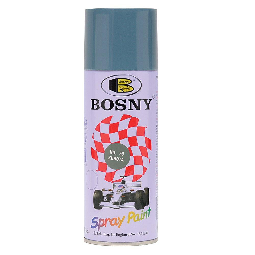 Bosny Фарба аерозольна акрилова Bosny №58 сіра ( RAL 7009) 400 мл - зображення 1