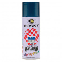 Bosny Фарба аерозольна акрилова Bosny з металевим ефектом №61 сіро-блакитна 400 мл