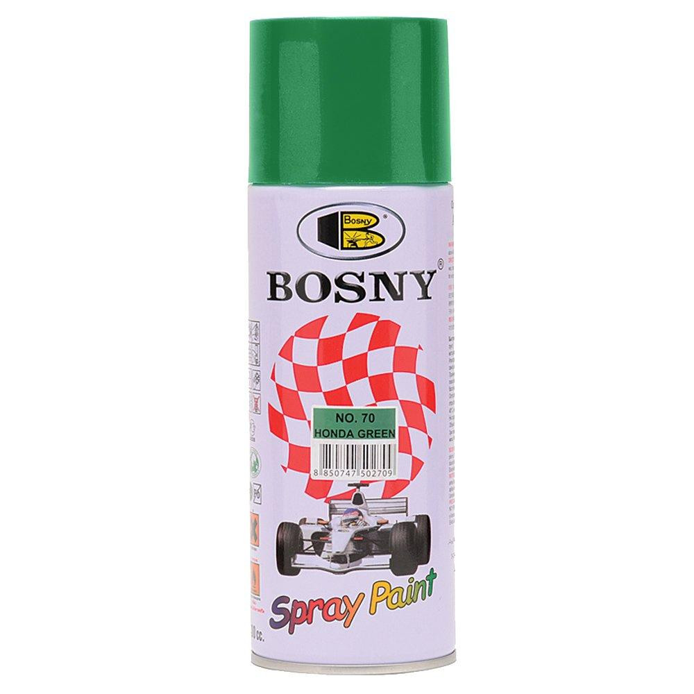 Bosny Фарба аерозольна акрилова Bosny №70 зелена хонда ( RAL 6000 ) 400 мл - зображення 1