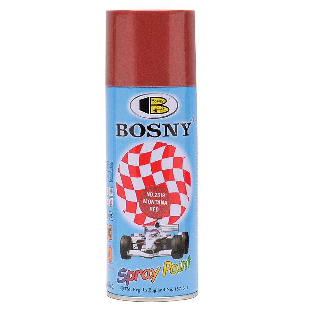 Bosny Фарба аерозольна акрилова Bosny з металевим ефектом №2519 червоно-рожевий металік 400 мл - зображення 1