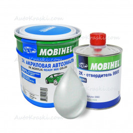Mobihel 240 Біла Автоемаль акрилова 2К Mobihel 0,75л + 9900 Затверджувач 0,375л