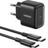 UGREEN CD250 25W Type-C PD Wall Charger Black + USB Type-C - зображення 1