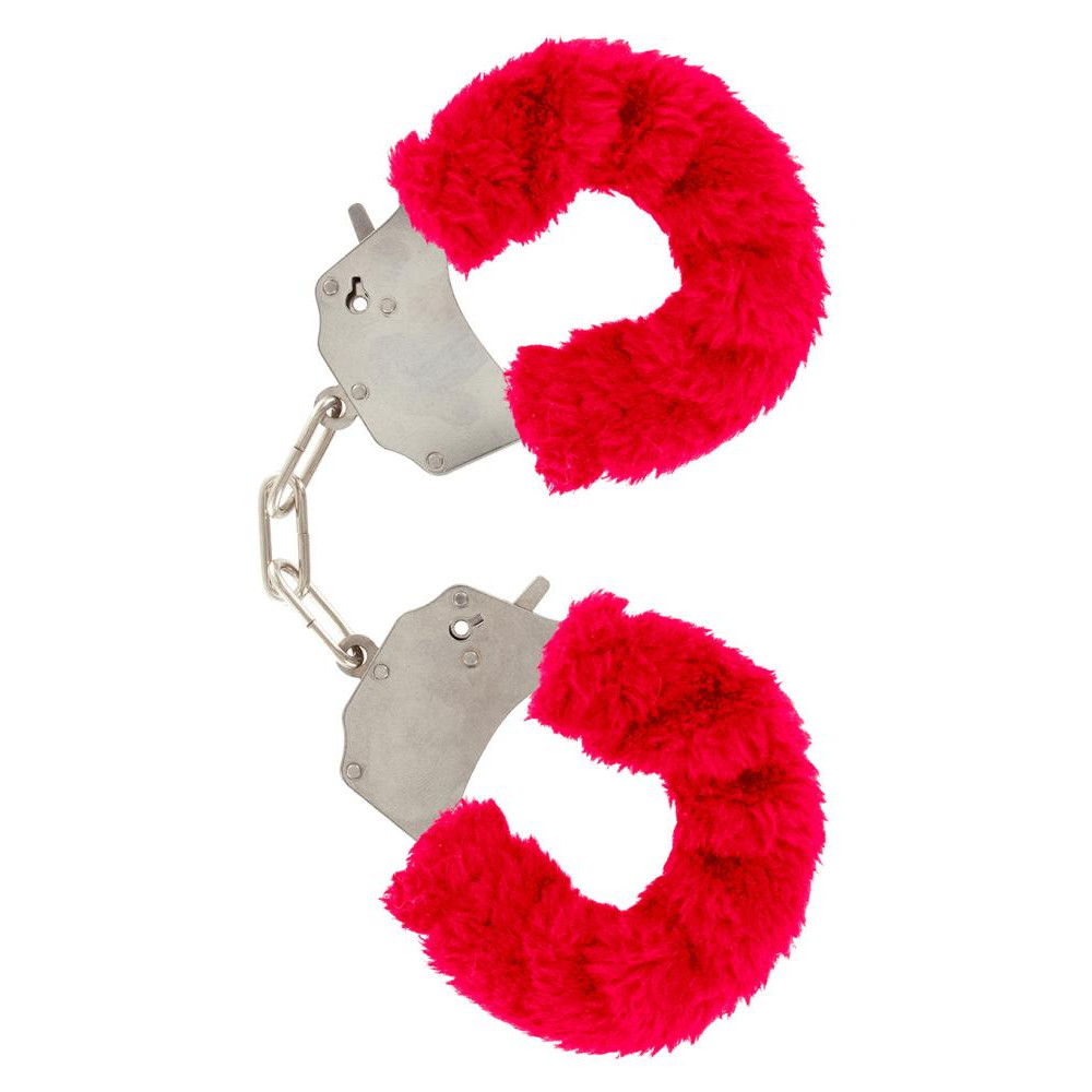 Toy Joy Наручники Furry Fun Cuffs, красные (8713221063397) - зображення 1