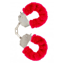 Toy Joy Наручники Furry Fun Cuffs, красные (8713221063397)