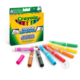 Crayola Набор фломастеров для сухого стирания (washable), 8 шт  256254.012