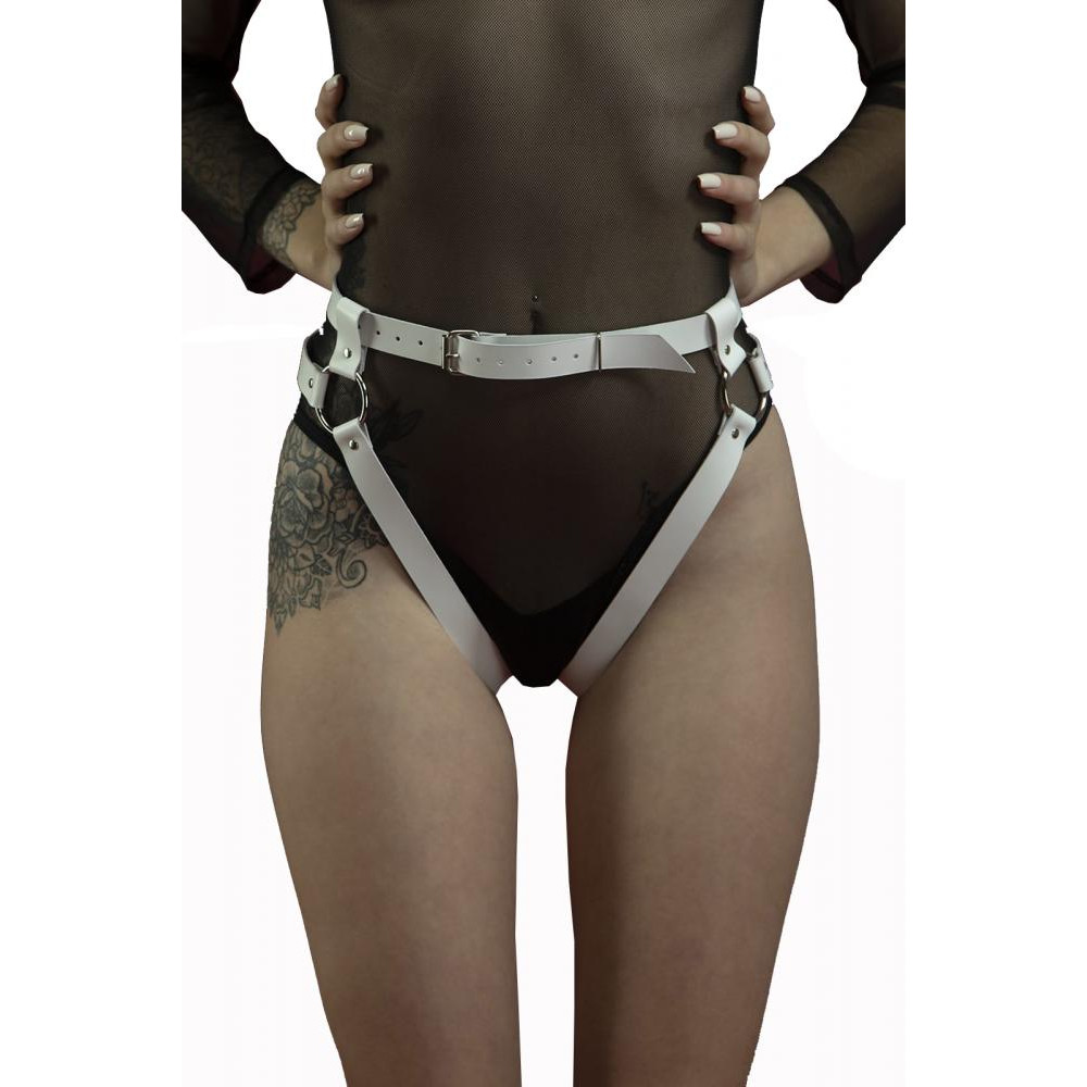 Feral Feelings Портупея Feral Feelings Belt Briefs, белая (7770000261857) - зображення 1