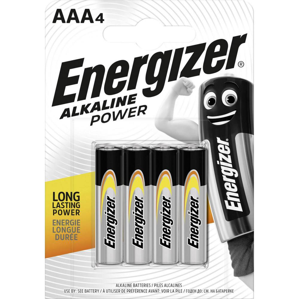 Energizer AAA bat Alkaline 4шт Base (7638900247893) - зображення 1