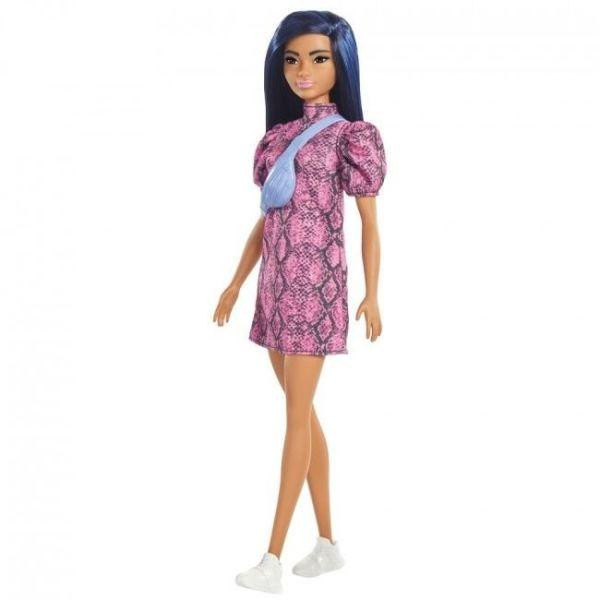 Mattel Barbie "Модница" в платье с принтом под змеиную кожу (GXY99) - зображення 1