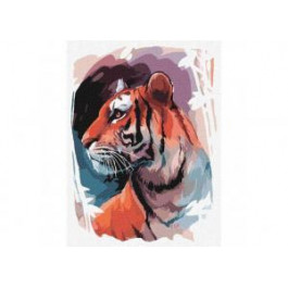 Ідейка Картина по номерам Взгляд тигра KHO4233 30х40 см