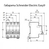 Schneider Electric Easy9 1 п., 40А, В (EZ9F14140) - зображення 2