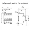 Schneider Electric Easy9 1 п., 25А, В (EZ9F14125) - зображення 2