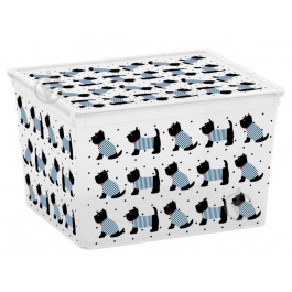 KIS Ящик для зберігання 241693 Cute Animals Cube 27 л 250x340x400 мм (8013183096960)