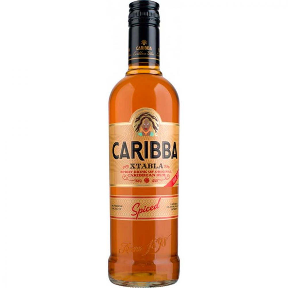 Caribba Ром Spiced 0.5 л 35% (4740050006138) - зображення 1