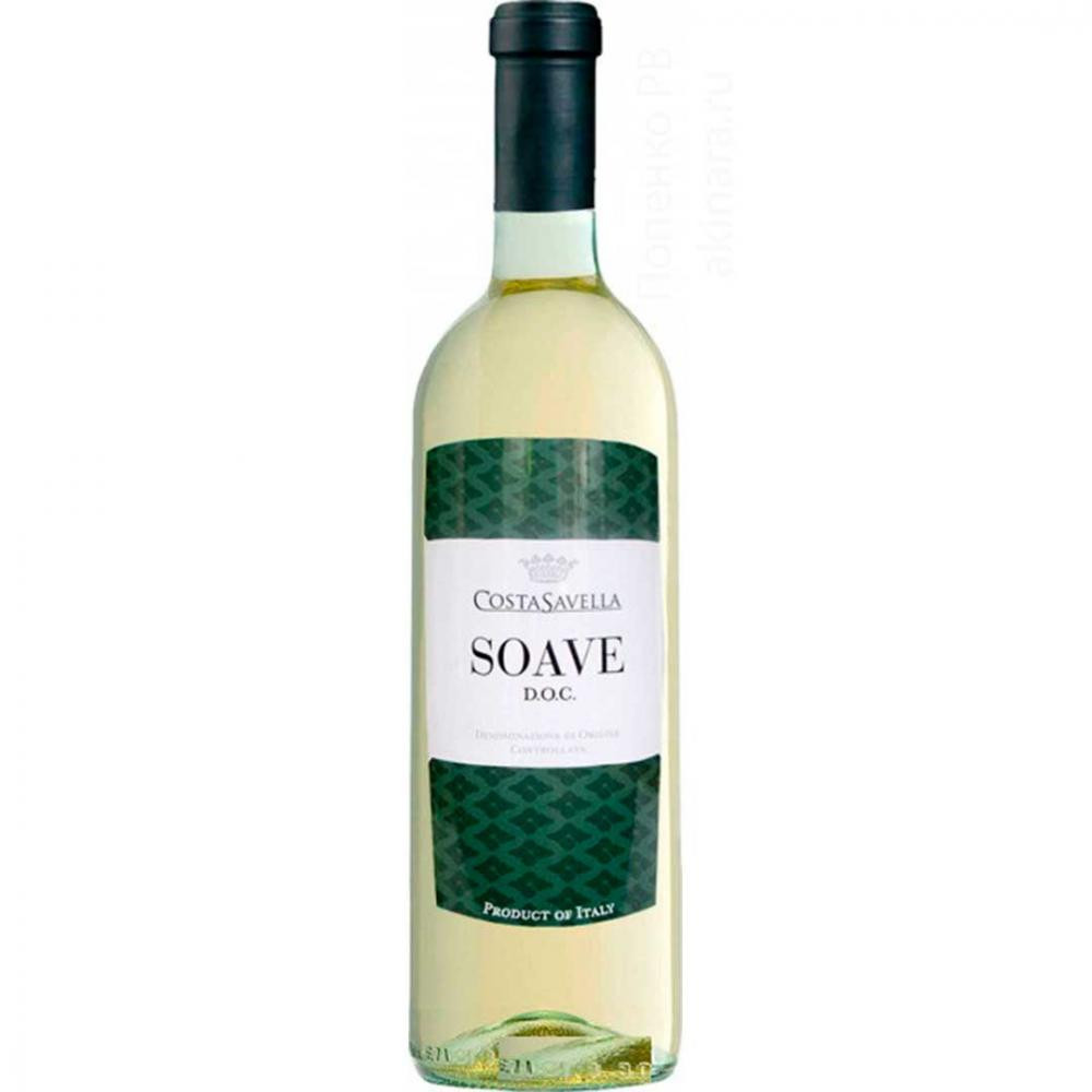 Savella Вино Soave белое сухое 0.75 л 11.5% (8005415055555) - зображення 1