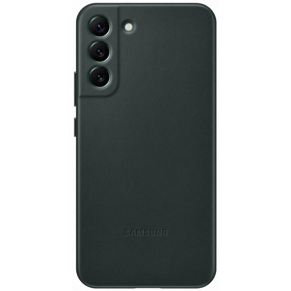Samsung S906 Galaxy S22+ Leather Cover Forest Green (EF-VS906LGEG) - зображення 1