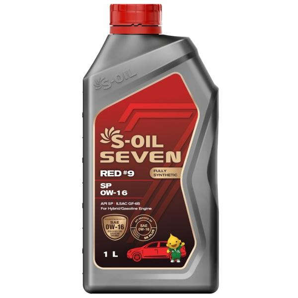S-OIL 7 RED #9 SP 0W-16 1л - зображення 1