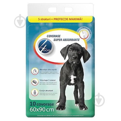 4Dog Гігієнічний килимок для собак  DELUXE 60х90 см 10 шт (5949060200546) - зображення 1