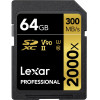 Lexar 64 GB SDXC UHS-II U3 Professional 2000x LSD2000064G-BNNNG - зображення 1