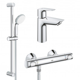 GROHE QuickFix Precision Flow&Start Edge ColdStart UA202503TE