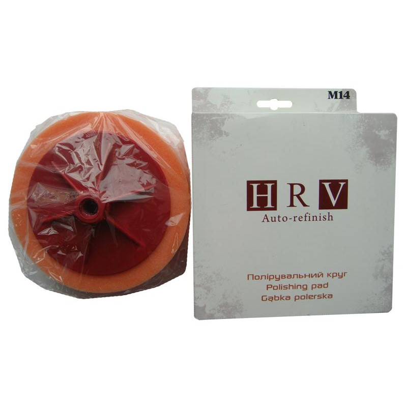 HRV Коло полірувальне оранжеве, універсальне  (з різьбленням M14) - зображення 1