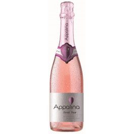 Appalina Вино игристое Pinot Noir Sparkling розовое полусладкое 0.75 л 0.01% (4049366003283)