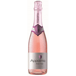   Appalina Вино игристое Pinot Noir Sparkling розовое полусладкое 0.75 л 0.01% (4049366003283)