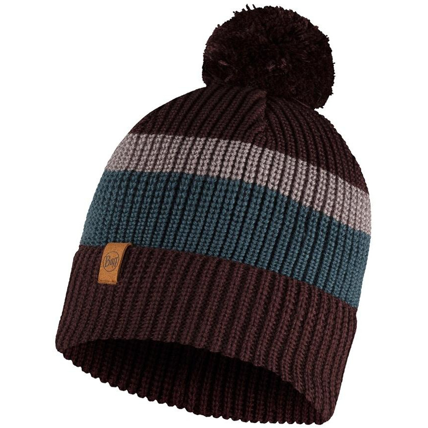 Buff Шапка  Knitted Hat Elon Maroon (BU 126464.632.10.00) - зображення 1