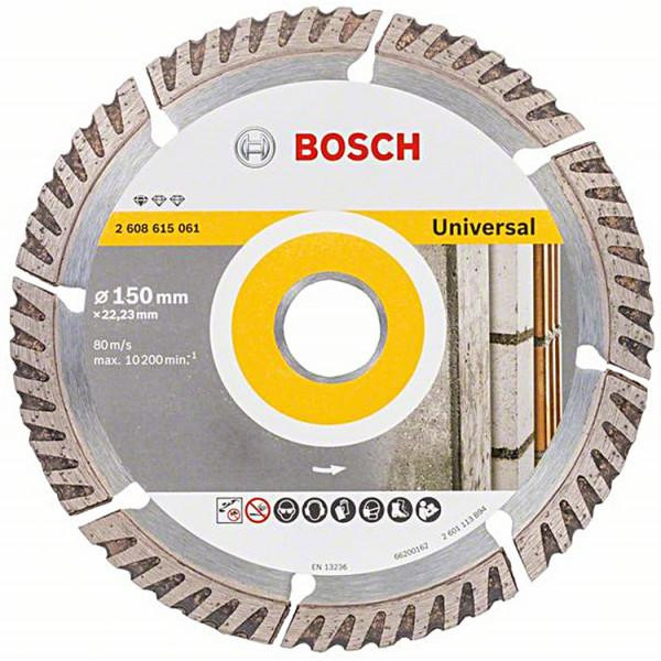 Bosch Алмазний відрізний круг  Standard for Universal, 150-22,23 мм - зображення 1