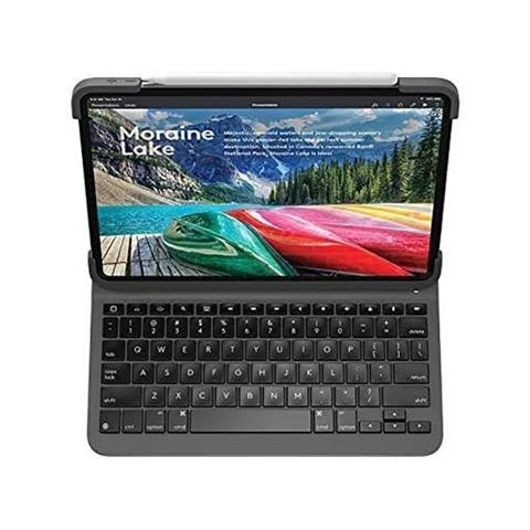 Logitech Slim Folio Case with Integrated Bluetooth Keyboard Black for iPad Pro 12.9" 2018 (920-009153) - зображення 1