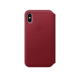 Apple iPhone XS Leather Folio - PRODUCT RED (MRWX2)