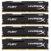 HyperX 16 GB (4x4GB) DDR4 2666 MHz FURY (HX426C15FBK4/16) - зображення 1