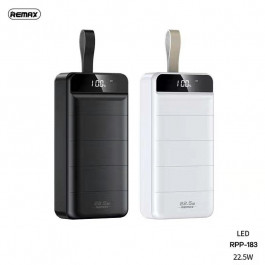 REMAX Leader Series 22.5W Multi-compatible Fast Charging Power Bank 30000mah RPP-183 Black